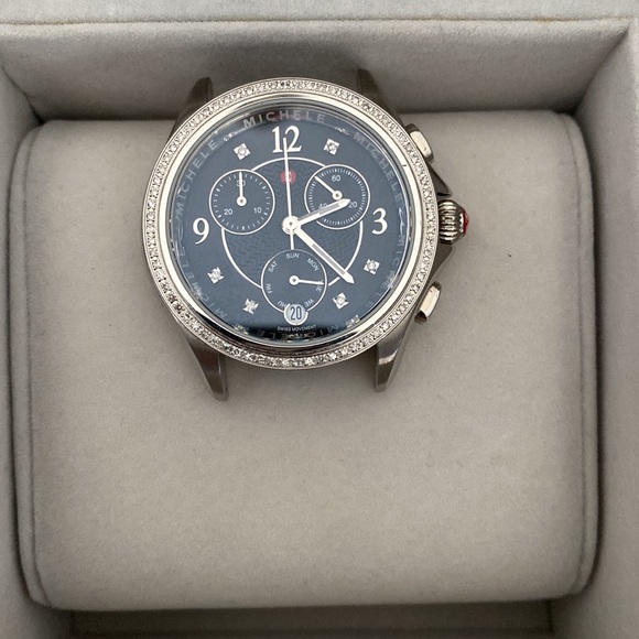 Michele Belmore Chrono Black Dial Diamond Watch main image 10